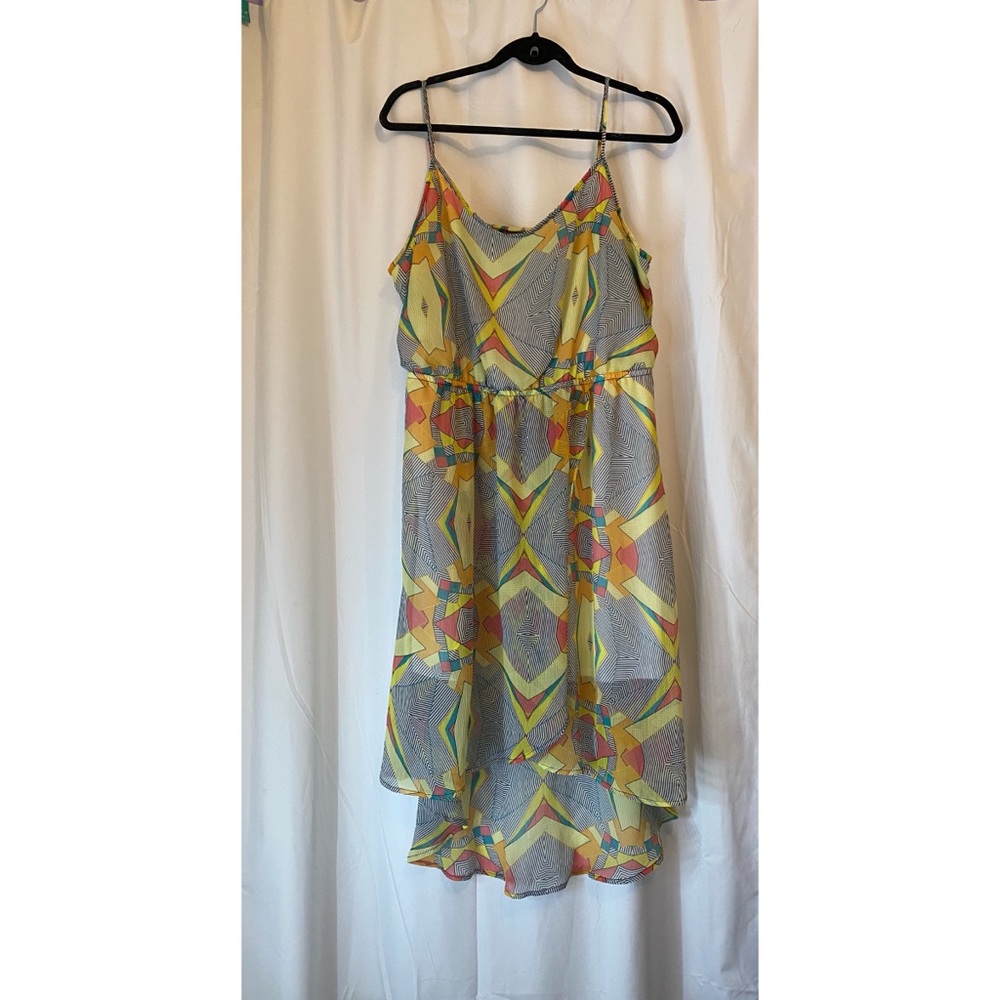 Plus Size Summer High Low Strappy Dress